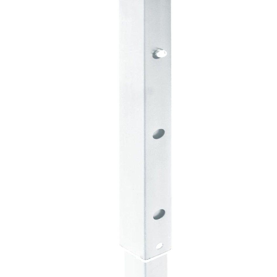 Carpa para fiestas plegable con paredes laterales blanca 3x3