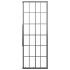 Cabina de ducha ESG esmerilado negro 80x70x180