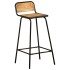 Taburetes de cocina 4 unidades madera maciza de