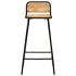 Taburetes de cocina 4 unidades madera maciza de