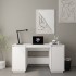 Escritorio madera maciza de pino blanco 140x50x75