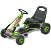 Kart con pedales asiento ajustable verde