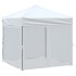 Carpa para fiestas plegable con paredes laterales blanca 2x2