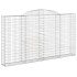 Cesta gaviones forma arco hierro galvanizado 300x30x160/180