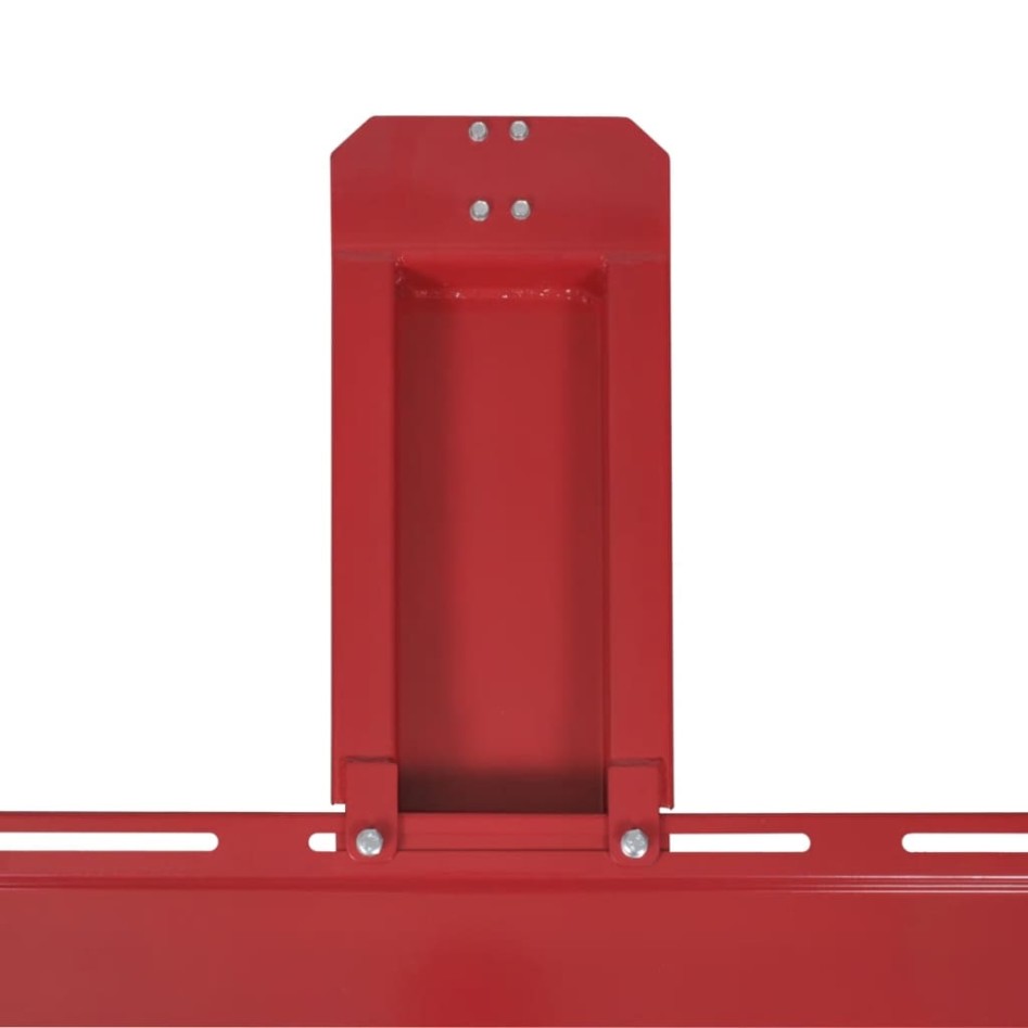 Carro de motocicleta roja Soporte de la