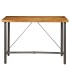 Mesa alta de bar teca maciza reciclada 150x70x106