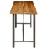 Mesa alta de bar teca maciza reciclada 150x70x106