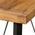 Mesa alta de bar teca maciza reciclada 150x70x106