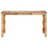 Mesa de comedor de madera maciza reciclada 140x70x76