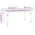 Mesa Batavia madera maciza de teca 150x90x75