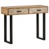 Mesa consola de madera maciza de mango 100x30x75