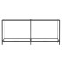 Mesa consola vidrio templado transparente 180x35x75,5