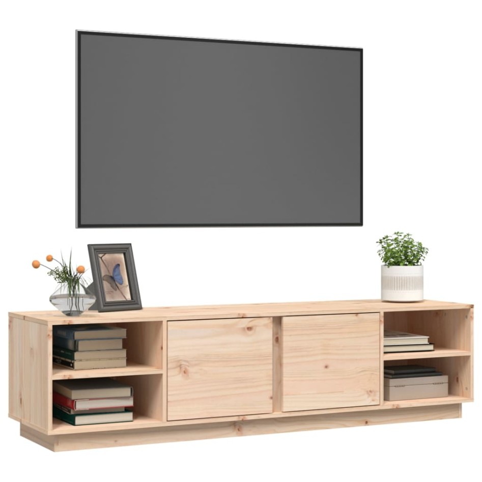Mueble de TV de madera maciza de pino 156x40x40
