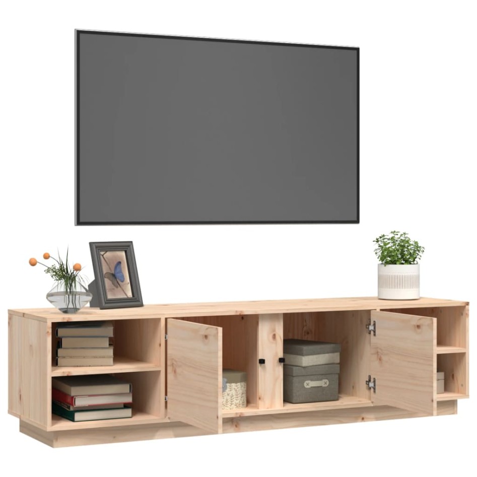 Mueble de TV de madera maciza de pino 156x40x40