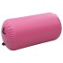 Rollo hinchable de gimnasia con bomba PVC rosa 120x75