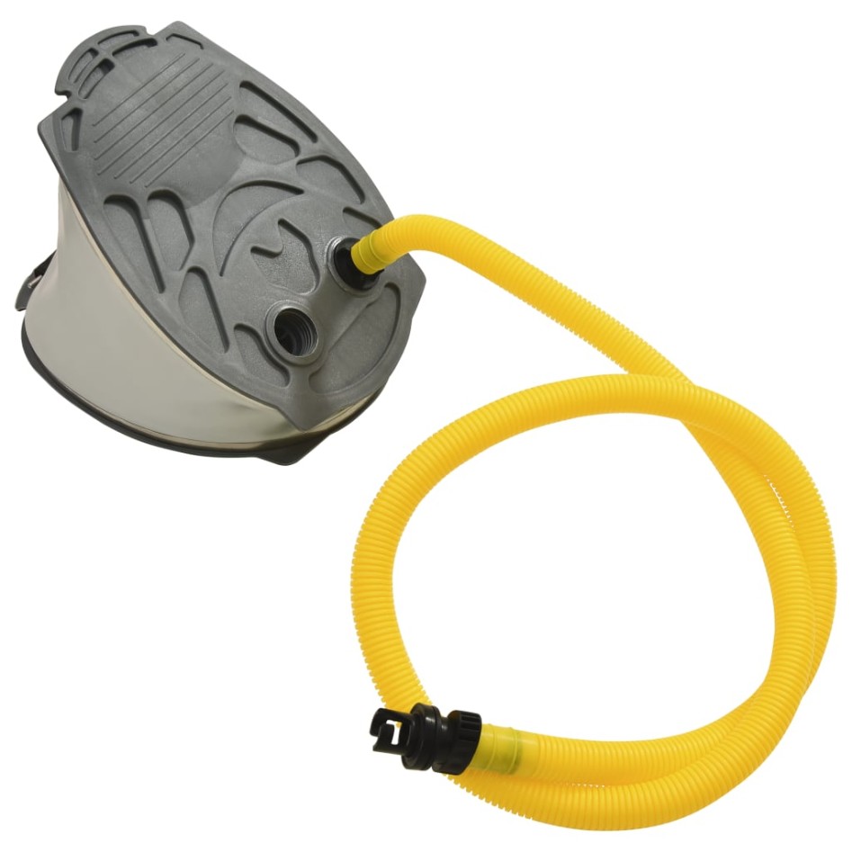 Rollo hinchable de gimnasia con bomba PVC rosa 120x75