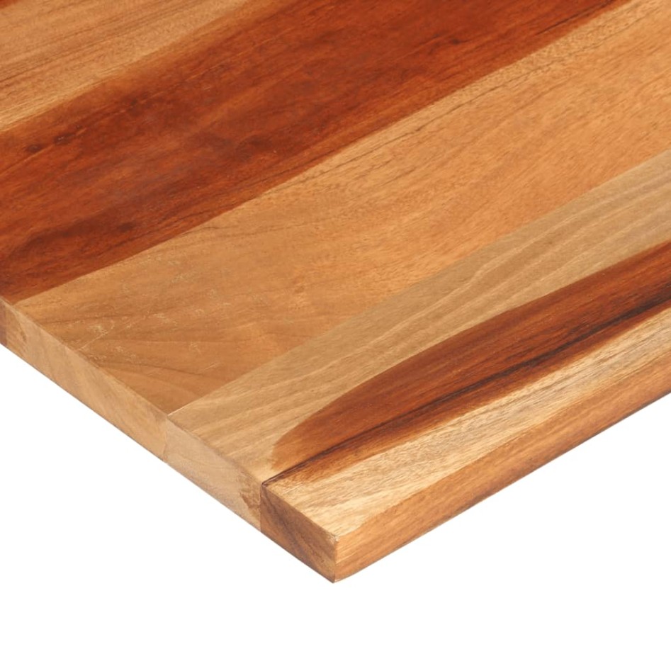 Tablero de mesa madera maciza de acacia 140x60x(2,5-2,7)