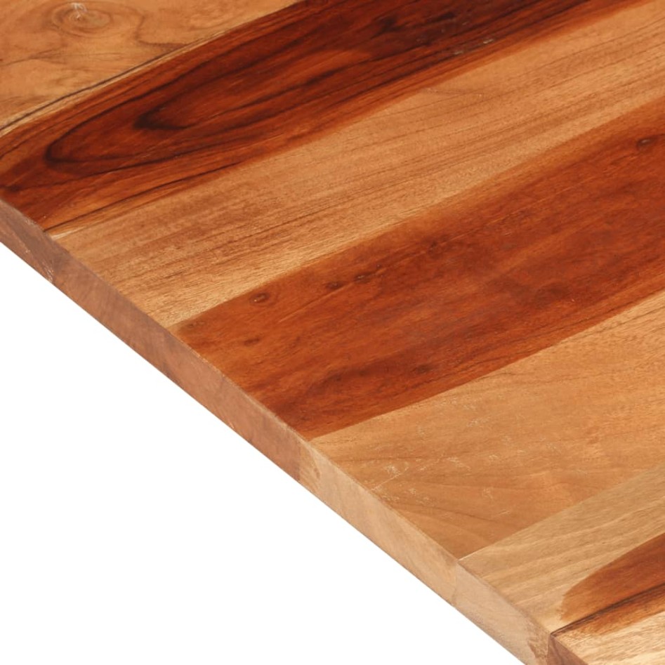 Tablero de mesa madera maciza de acacia 140x60x(2,5-2,7)