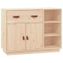 Aparador de madera maciza de pino 98,5x40x75