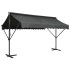 Toldo de pie independiente gris antracita 400x300