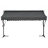 Toldo de pie independiente gris antracita 400x300