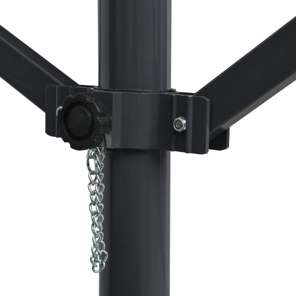 Toldo de pie independiente gris antracita 400x300