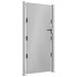 Puerta de jardín acero corten 105x205