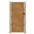 Puerta de jardín acero corten 105x205