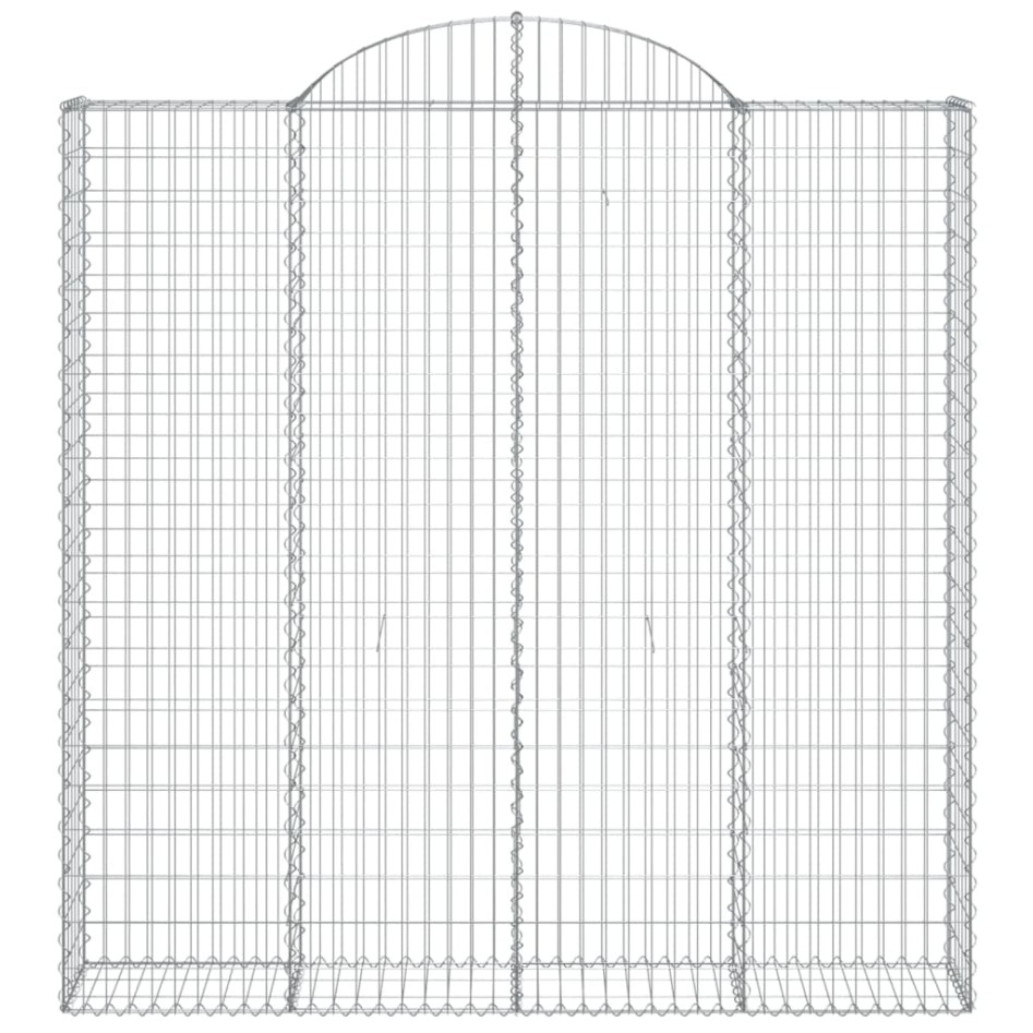 Cesta gaviones forma arco hierro galvanizado 200x30x200/220