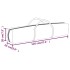 Carpa para fiestas plegable con paredes laterales rojo 3x3