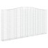 Cesta gaviones forma arco hierro galvanizado 400x30x200/220