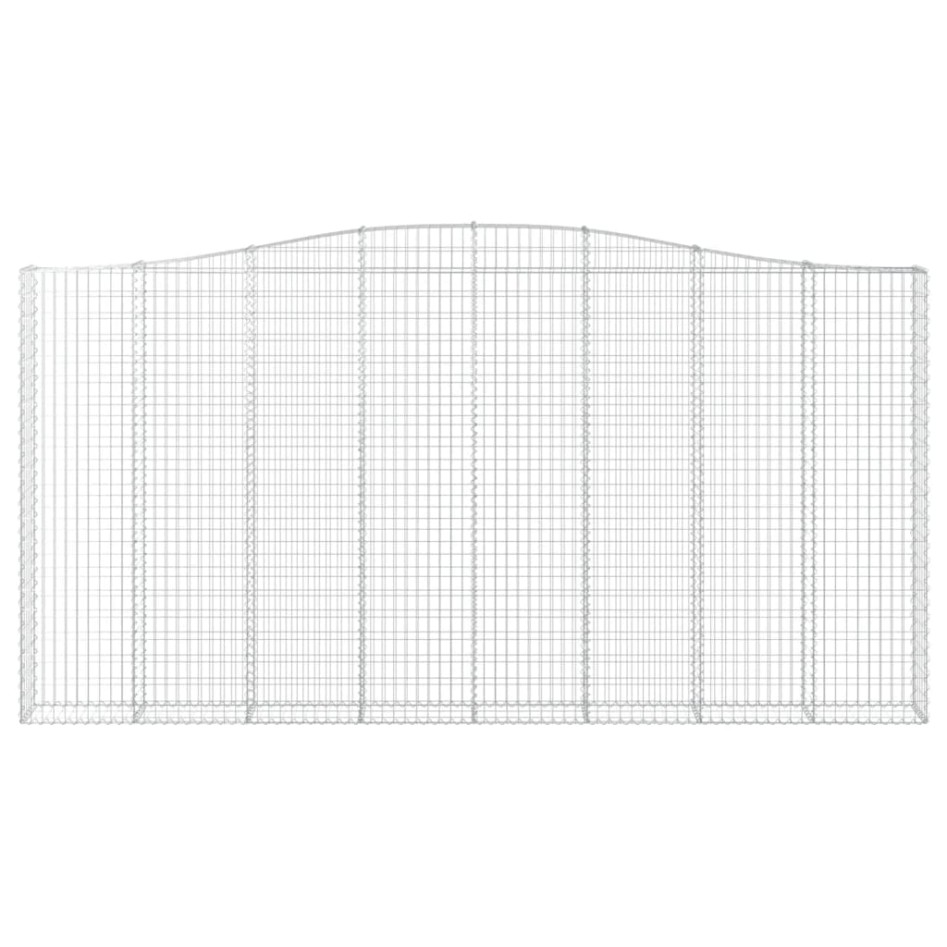 Cesta gaviones forma arco hierro galvanizado 400x30x200/220