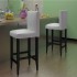 Taburetes de cocina 2 unidades cuero sintético