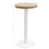 Mesa de bistró MDF marrón claro 40