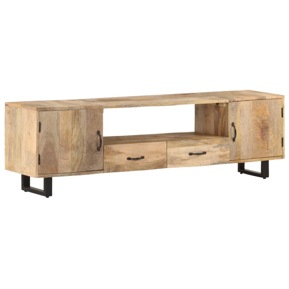 Mueble para la TV de madera maciza de mango 160x30x45