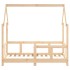 Estructura de cama para niños madera maciza de pino 70x140