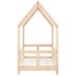 Estructura de cama para niños madera maciza de pino 70x140