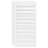 Puerta de armario lamas 2 uds madera pino blanco 99,3x49,4