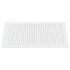 Puerta de armario lamas 2 uds madera pino blanco 99,3x49,4