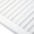 Puerta de armario lamas 2 uds madera pino blanco 99,3x49,4