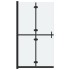 Mampara de ducha plegable vidrio ESG esmerilado 70x190