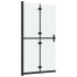 Mampara de ducha plegable vidrio ESG esmerilado 70x190