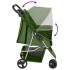 Cochecito para perros plegable tela oxford verde 80x46x98