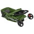 Cochecito para perros plegable tela oxford verde 80x46x98