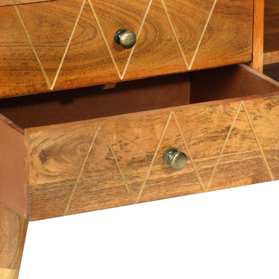 Mueble para TV de madera maciza de mango 85x35x47