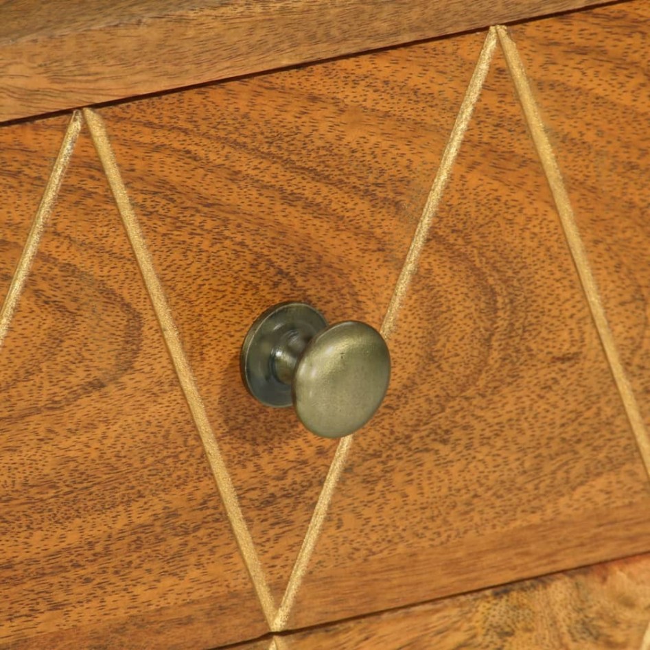 Mueble para TV de madera maciza de mango 85x35x47