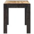 Mesa de comedor madera maciza de mango en bruto 140x70x76