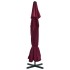 Sombrilla de jardín con palo de aluminio 500 cm rojo