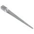 Picas de tierra 12 uds acero galvanizado plateado 8x8x91