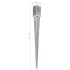 Picas de tierra 12 uds acero galvanizado plateado 8x8x91